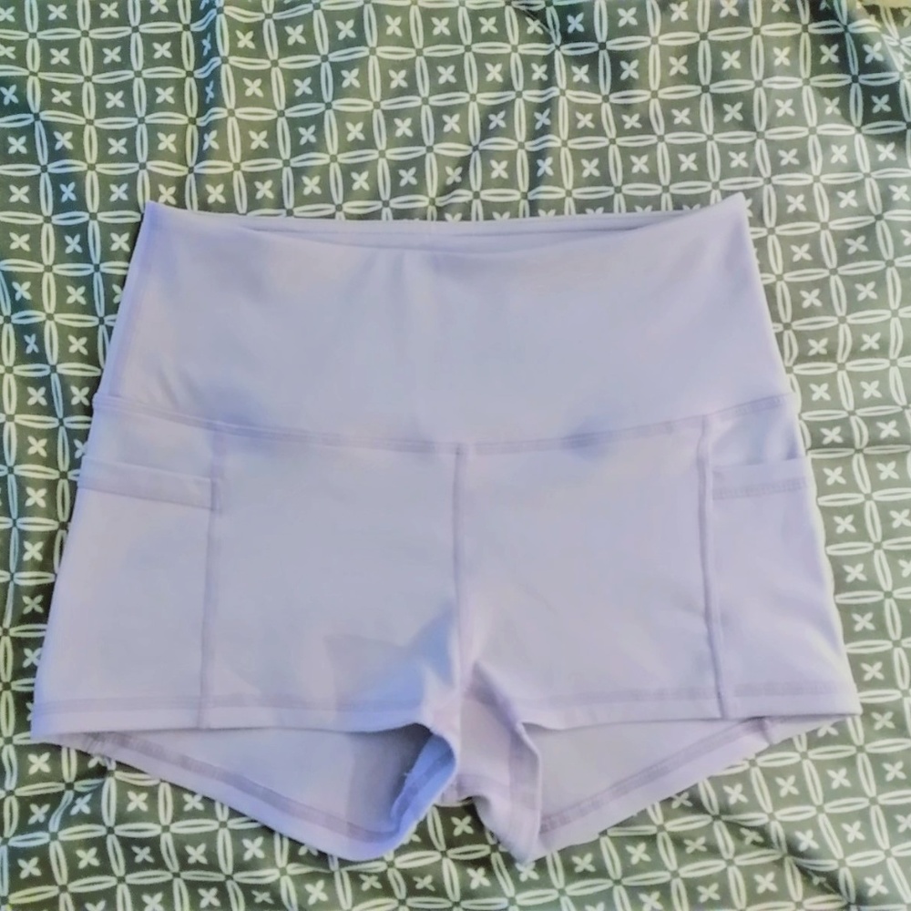BuffBunny Purple Workout Shorts